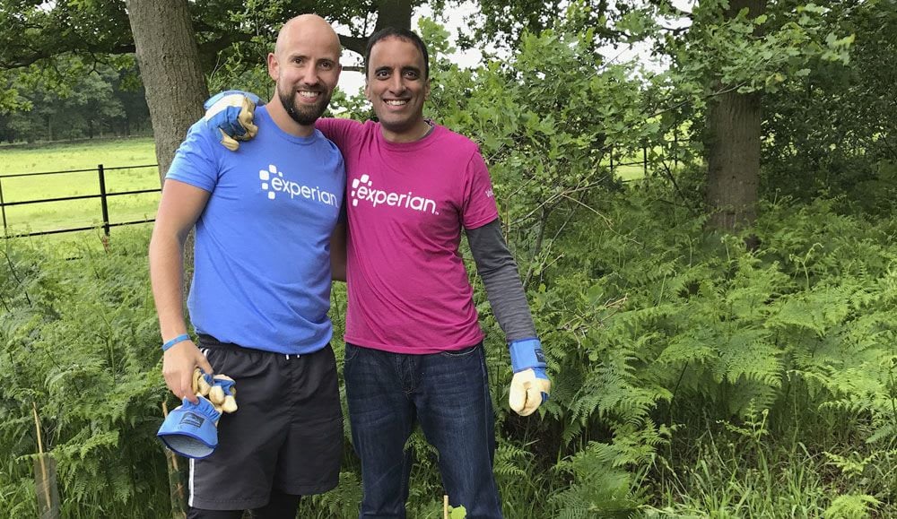 Get involved like these two Volunteers from Experian