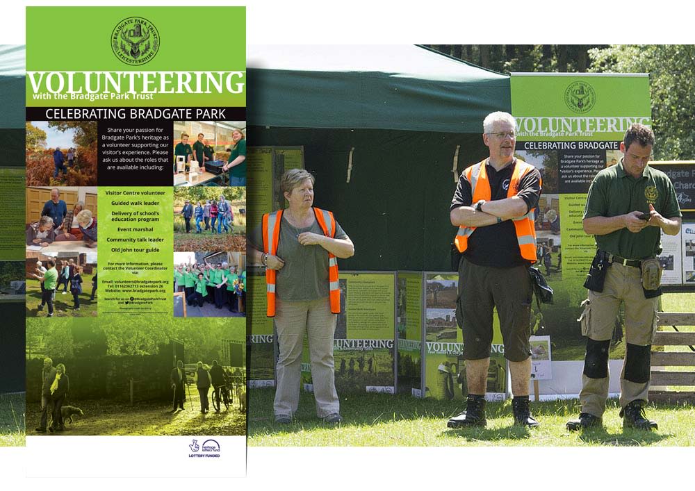 Volunteering tent at the Celebrate Bradgate day